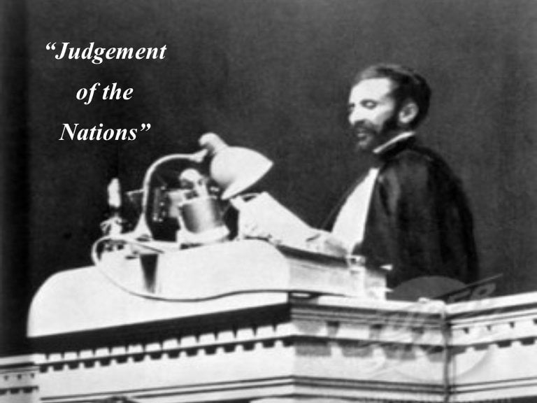 HIM Haile Selassie address League of Nations
