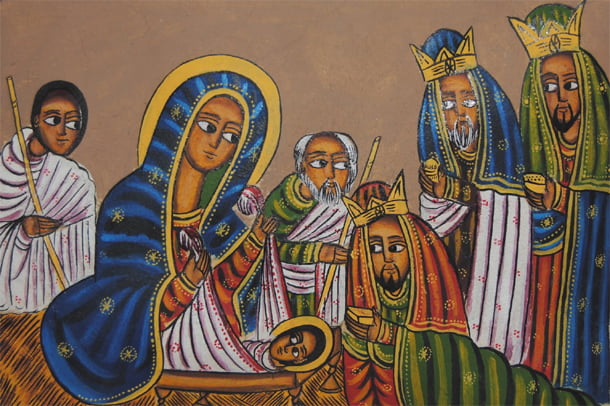 Ethiopian Orthodox Icon of Genna